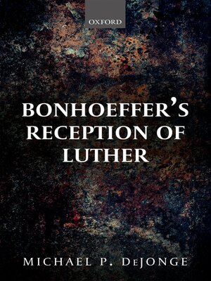 cover image of Bonhoeffer's Reception of Luther